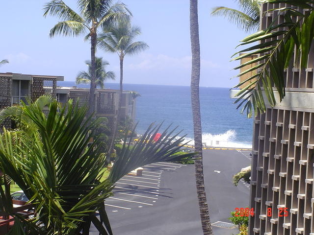 View from the lanai (balcony)