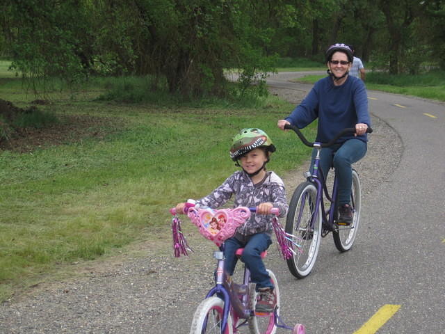 Biking with the family