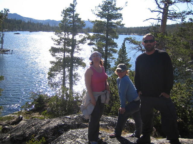 Hanging out above our campsite