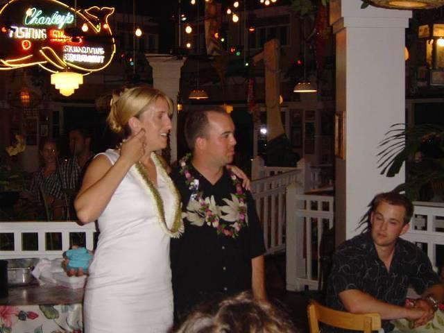 The very happy couple