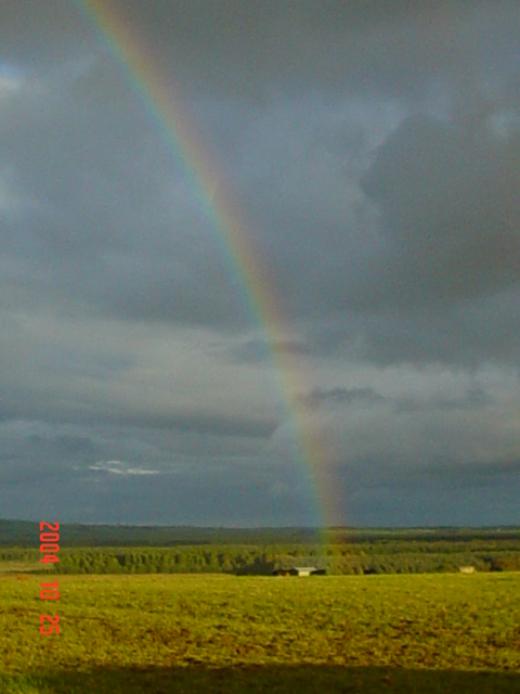 Rainbow over Scotland