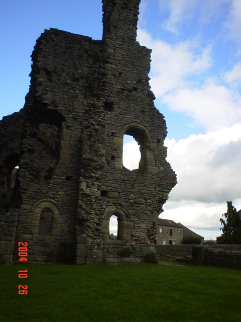 The ruins of Middleham Castle