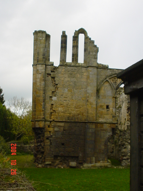The ruins of Easby Abbey