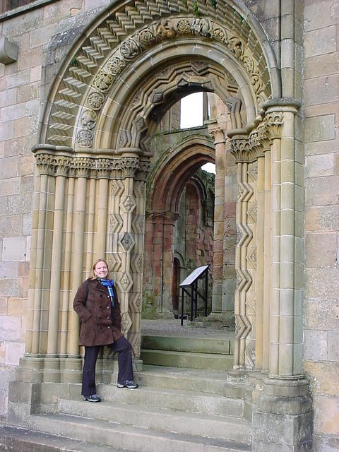 The entrance to the chapel