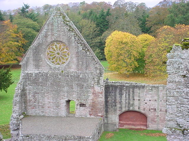 Dryburgh Abbey was build during the 12th and 13th century