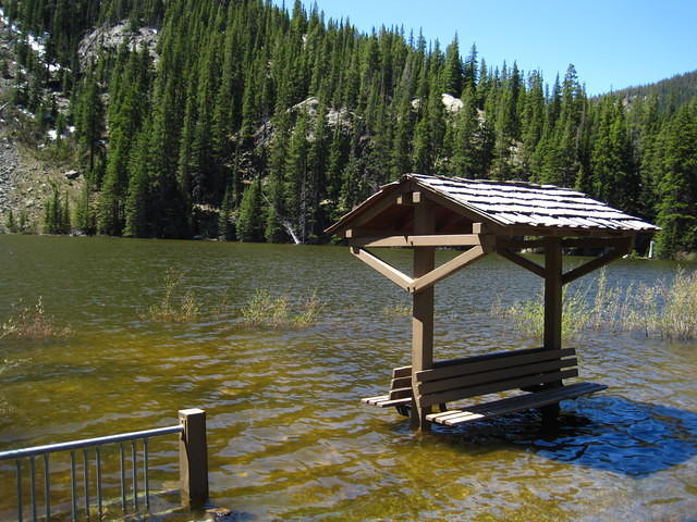 The water was a bit high.