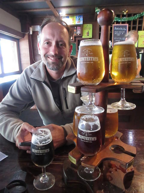 Then we headed to The Whaler to sample Monteith's beer.  Their Summer Ale had a bit of a ginger beer taste.