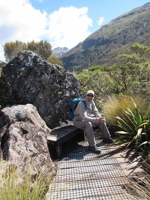 Hiking the Dobson Valley nature trail.