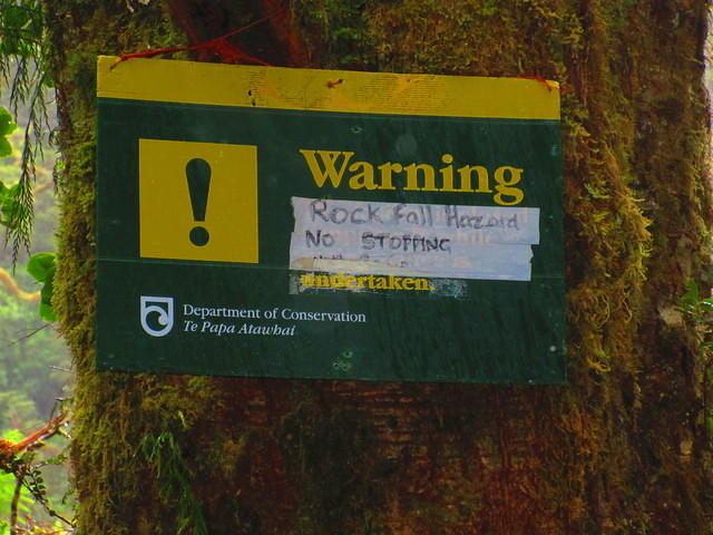 The trail soon became harder.