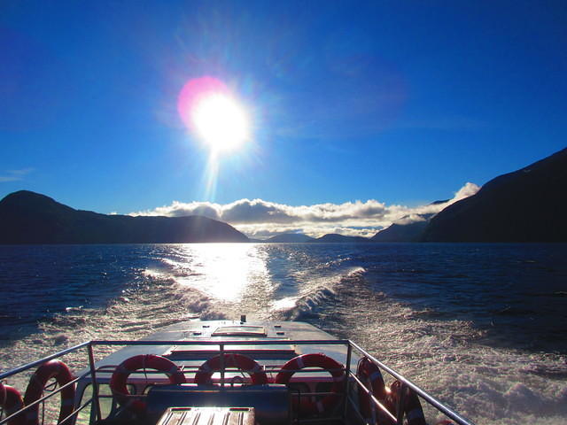 Heading out to Doubtful Sound.