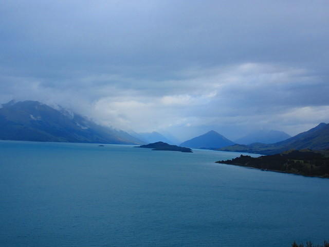 Driving the next day out toward Glenorchy.