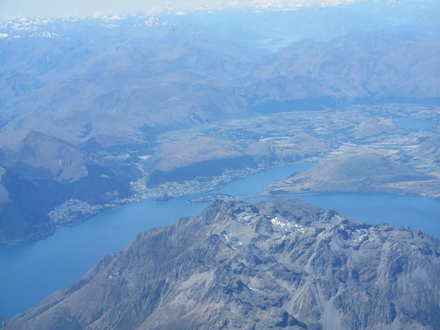Queenstown on the shore of Wakatipu