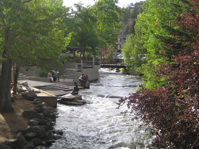 Park in downtown Estes Park