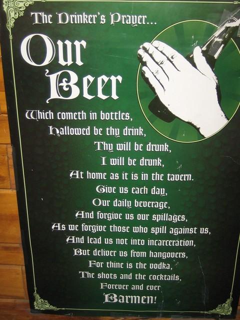 On the wall of the Estes Park Brewery