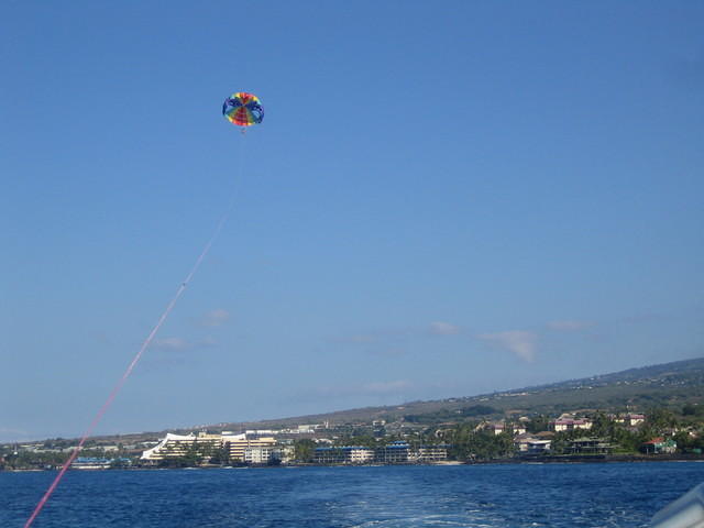 Patrick soaring over Kona