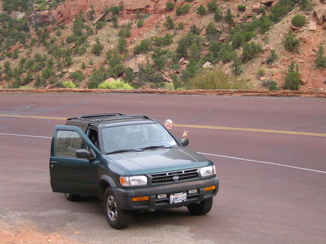 Enjoying the roadtrip