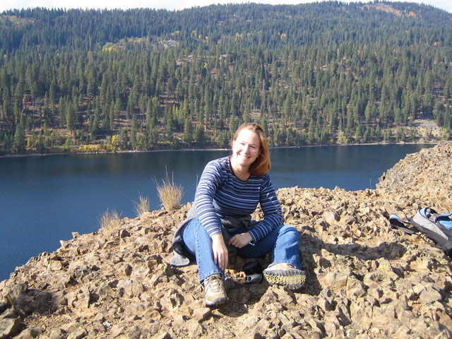 Osprey Point overlooking Payette Lake at Ponderosa State Park