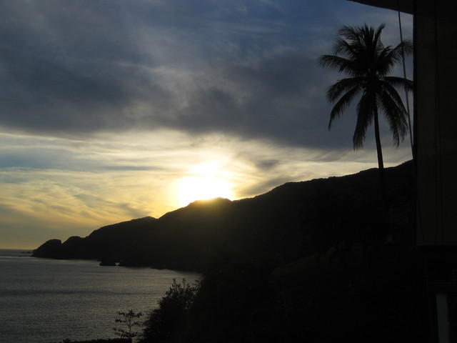 Sunset from the patio
