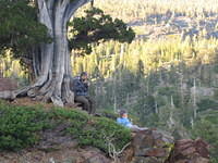 Our "living room" above the canyon