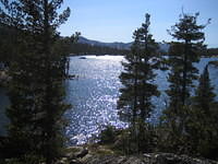 The view from above our campsite