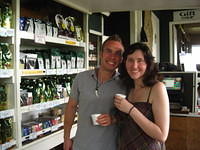 Sampling various 100% Kona coffees