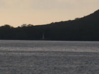 The white obelisk marks the spot where Captain Cook was killed by the Hawaiians only 1 month after arriving in Hawaii.
