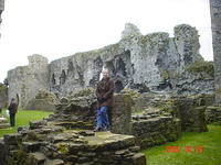 The ruins of Middleham Castle