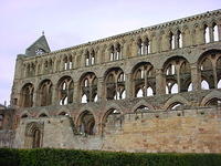 Jedburgh Abbey, Scotland was founded around 1138