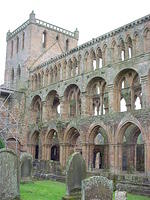 The cemetary along side Jedburgh Abbey