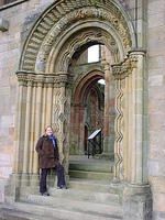 The entrance to the chapel