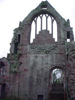 Ruins of Dryburgh Abbey in Scotland