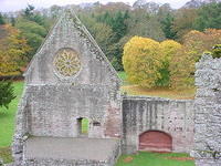 Dryburgh Abbey was build during the 12th and 13th century