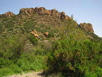 Opening scene of each MASH episode shows the helicopter coming down by this hill.