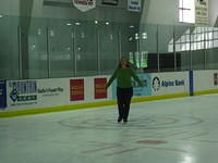 Carrie went ice skating.