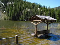 The water was a bit high.