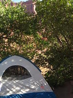 Our campsite along the Colorado River near Moab.