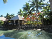 Our bure on the lagoon