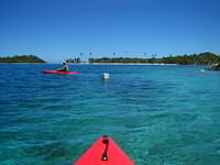 Kayaking around Malolo