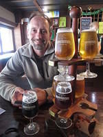 Then we headed to The Whaler to sample Monteith's beer.  Their Summer Ale had a bit of a ginger beer taste.