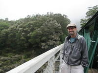 Taking a break at Pelorus Bridge.