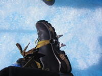 Our boot and crampons