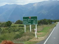 Headed to Lake Hawea near Wanaka.