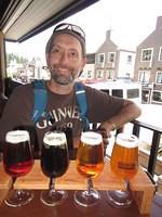 A sampling of beers the Camp Street Brewery.