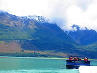 Jet boat ride up the Dart River.