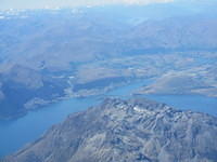Queenstown on the shore of Wakatipu