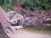Mickey at Upper Emerald Pool