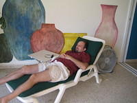 Enjoying a siesta!