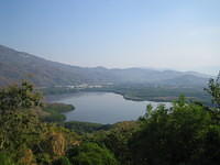 Lagoon near Santiago Bay