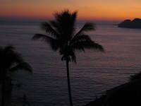 sunset from the porch