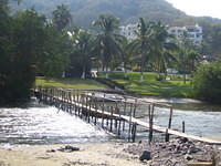 The bridge between La Palma and La Playa de Santiago